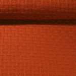 Bio Stricksweat - Hamburger Liebe Midnight Woven Knitty Rost