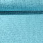 Tricot bio - Amour Hambourgeois Midnight Woven Knitty Turquoise