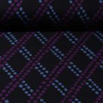 Jersey jacquard bio - Hamburger Liebe Midnight Lane Noir-0