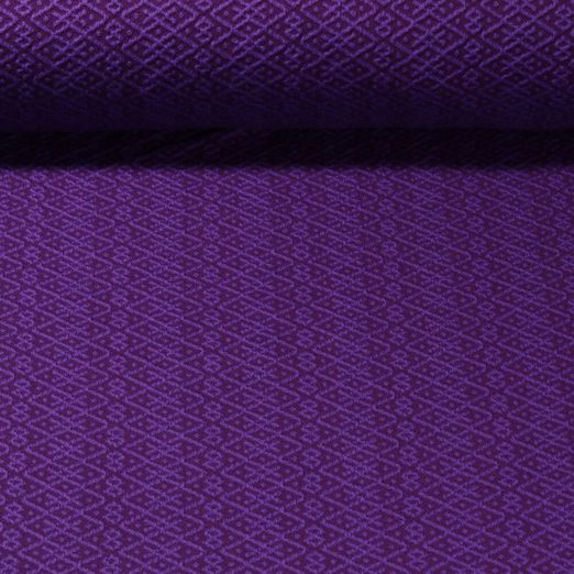 Jersey jacquard bio - Hamburger Liebe Midnight Dream Knit Violet