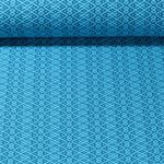 Bio Jacquard Jersey - Hamburger Liebe Midnight Dream Knit Türkis