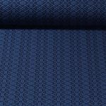 Biologische jacquard jersey - Midnight Dream Knit Navy