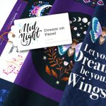 Bio Canvas Panel - Midnight Dream On Navy-1