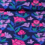 Nachhaltige Viskose - Nerida Hansen Amira Floral Navy EcoVero