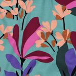 Viscose stretch - Nerida Hansen Spring Garden Turquoise