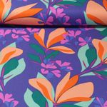 Viscose Stretch - Nerida Hansen Spring Garden Bleu violet-0