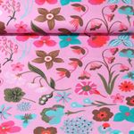 Baumwoll-Popeline - Nerida Hansen Digitaldruck Meadow Flower Rosa