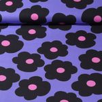 Popeline de coton - Nerida Hansen Big Flower Violet