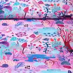 Popeline de coton - Nerida Hansen Impression Digitale Sunshine Lavande