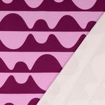 Sweatshirt - French Terry Golf Paars Geborsteld