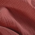 Coton mousseline - Bois de rose