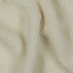 Teddyfleece - Bouclé dubbelriktad enfärgad creme