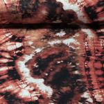 Romanit-Jersey - Digitaldruck Batik Rost