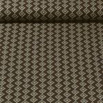 Viskose-Twill - Rauten Khaki