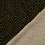 Viscose-twill - Mini motievenmix Khaki