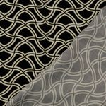 Twill de viscosa - Olas negras