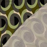 Viscose Satijn - Retro Olijf Mint