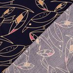 Popelina de viscosa - Pájaros Marino