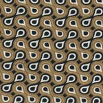 Romanit-jersey - droppar brun svart