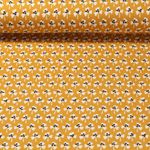 Sommersweat - French Terry Blumen Gelb Angeraut