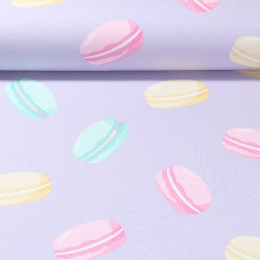 Sommersweat - French Terry Macarons Flieder