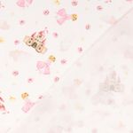 Crétonne en coton - impression numérique blanche