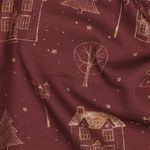 Katoenen canvas - Digitaal drukkerij Kerstdorp Bordeaux