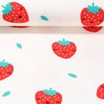 Soft Sweat - Erdbeeren Ecru Angeraut