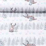 Jersey - Digitaldruck Frozen Olaf und Sven Grau