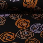 Romanit-Jersey - Rosen Schwarz