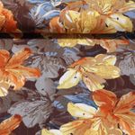 Viskose-Krepp - Lurex Lilien Taupe