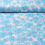 Baumwoll-Webware - Digitaldruck Vintage Mix Paisley Grün