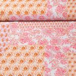 Baumwoll-Webware - Digitaldruck Vintage Mix Orange