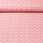 Baumwoll-Webware - Digitaldruck Vintage Mix Blumen Orange