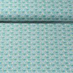 Baumwoll-Webware - Digitaldruck Vintage Mix Blumen Grün