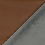 Similicuir – Cuir Biker Marron