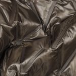 Quiltad jacktyg - Präglad Taupe vadderad