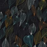 Romanit-jersey - Löv Linjer Svart