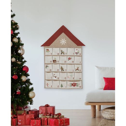 Canvas Panel - Adventskalender Multicolor