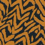 Viscose - Zigzag Zwart Koper