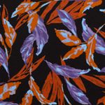 Romanit-jersey - Svarta och lila blad