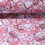 Jogging - Impression digitale Fleurs Rouge