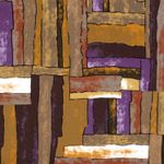 Romanit-Jersey - Abstrakta rektanglar Oliv