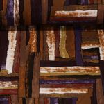 Romanit-Jersey - Rechtecke Abstrakt Olive