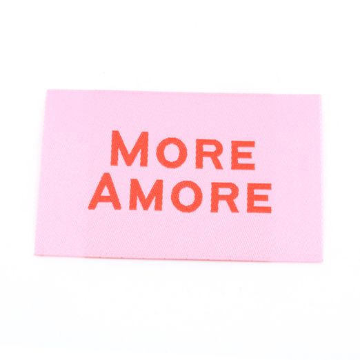 Webetikett - More Amore - 57 x 38mm