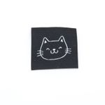 Webetikett - Katze - 30 x 30mm-0