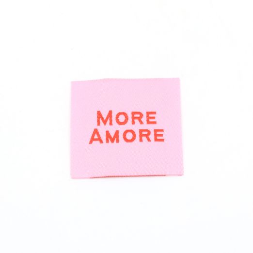 Webetikett - More Amore - 30 x 30mm