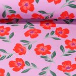 Softsweat - Mohnblumen Flieder