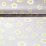 Nickijersey - Blumen Sand