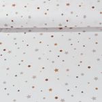 Jersey - Flanelle Étoiles Ecru